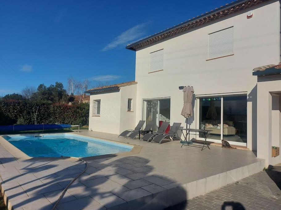 Studio Neuf Avec Acces Piscine Valergues Exterior photo